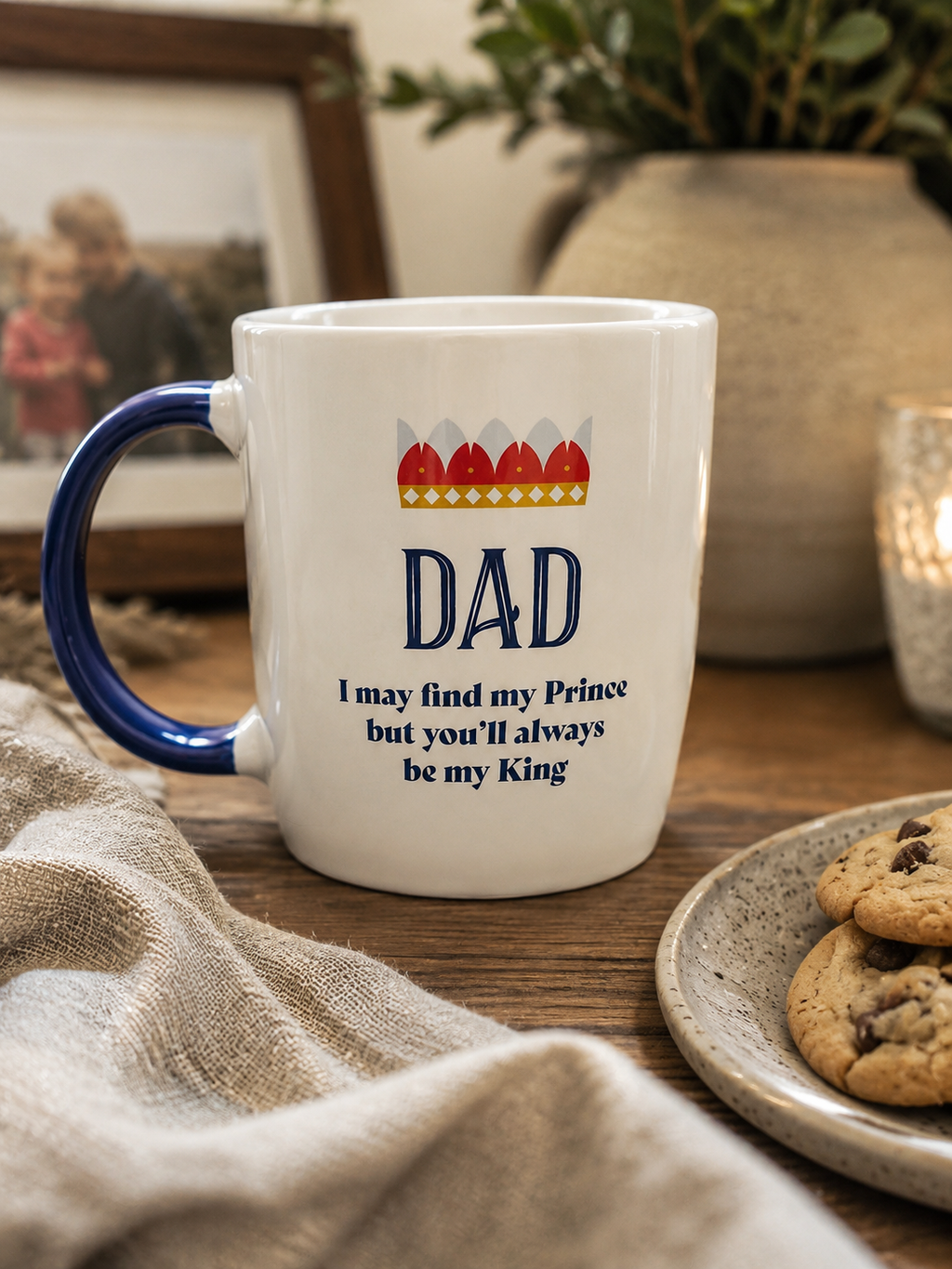 Dad Always My King Sentimental Gift Mug