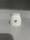 Portland Dotted heart Cut Tea Light - 7CM